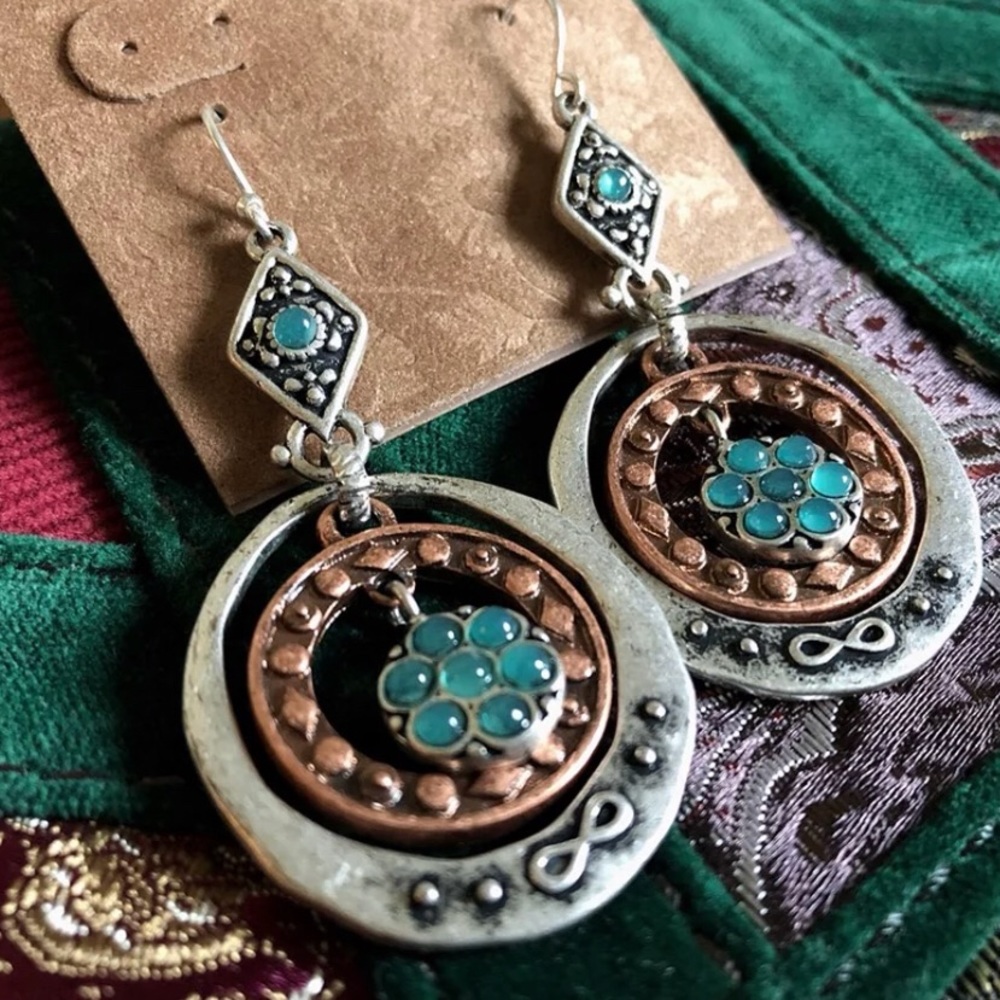 Lucky Brand Jeweled Earrings